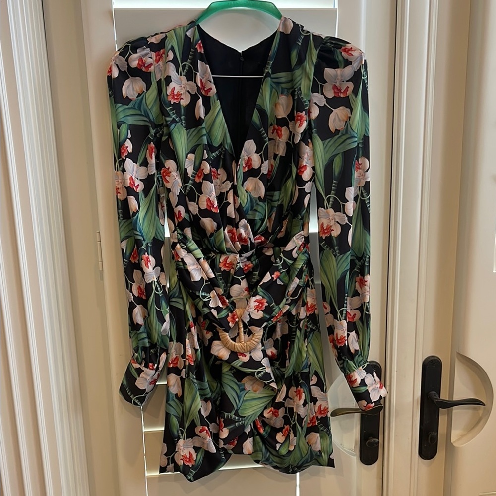 PatBO Tropical Print Dress